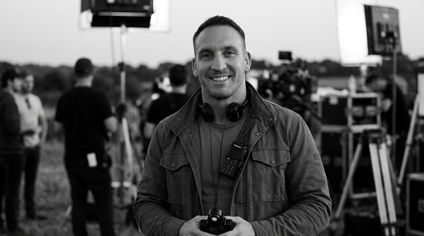 Pokey Spears on set during the making of Unspoken